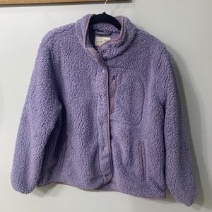 Button Up Fleece Jacket